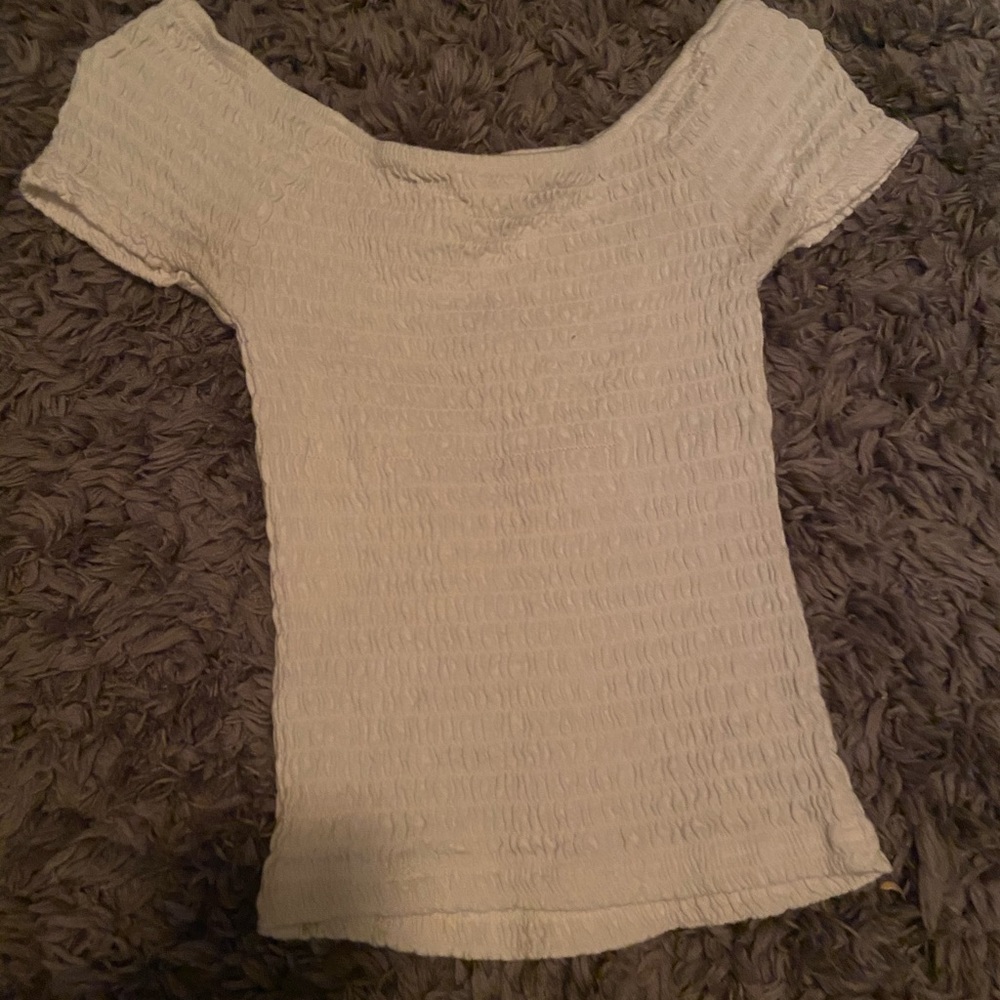 White off shoulder top S